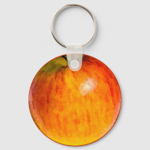 Chaveiro Aguarela vermelha de Apple - corrente chave