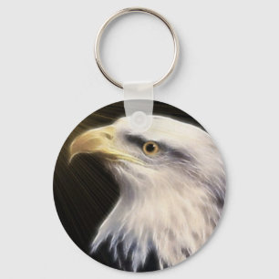 Chaveiro Águia americana/mosca com Eagles