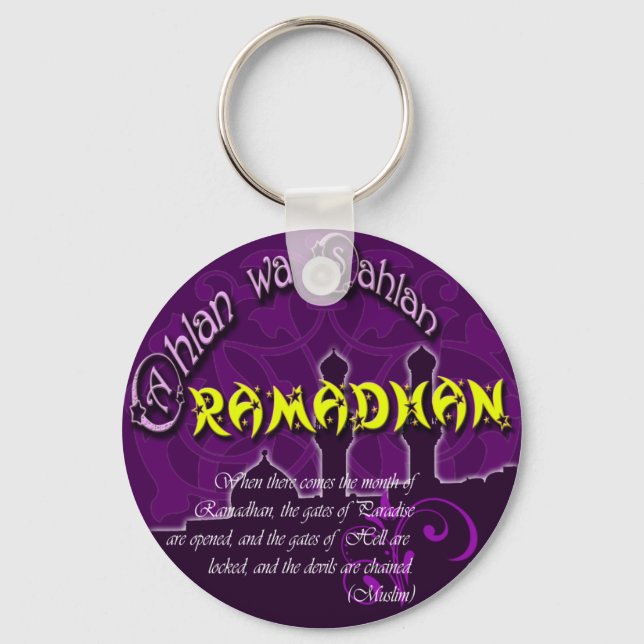 Chaveiro Ahlan Wa Sahlan Ramadhan (Frente)