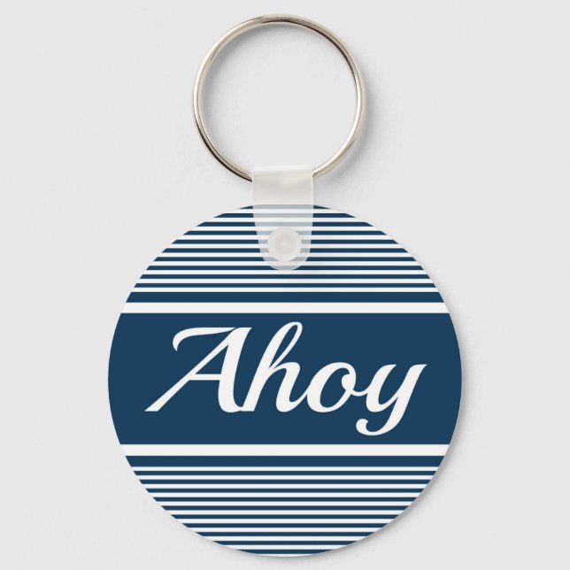 Chaveiro Ahoy (Frente)
