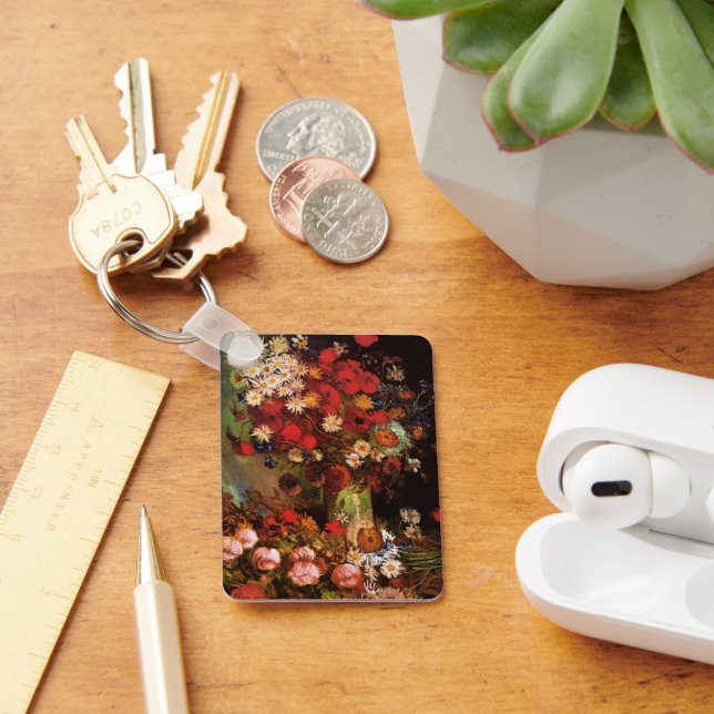 Chaveiro Ainda é Flor da Vida num Vaso por Vincent van Gogh (Mesa)