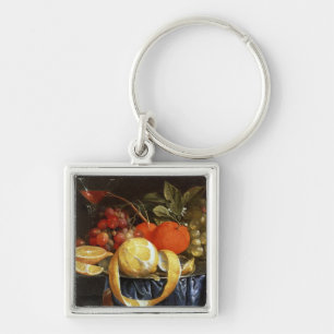 Chaveiro Ainda vida das uvas, das laranjas e de um limão