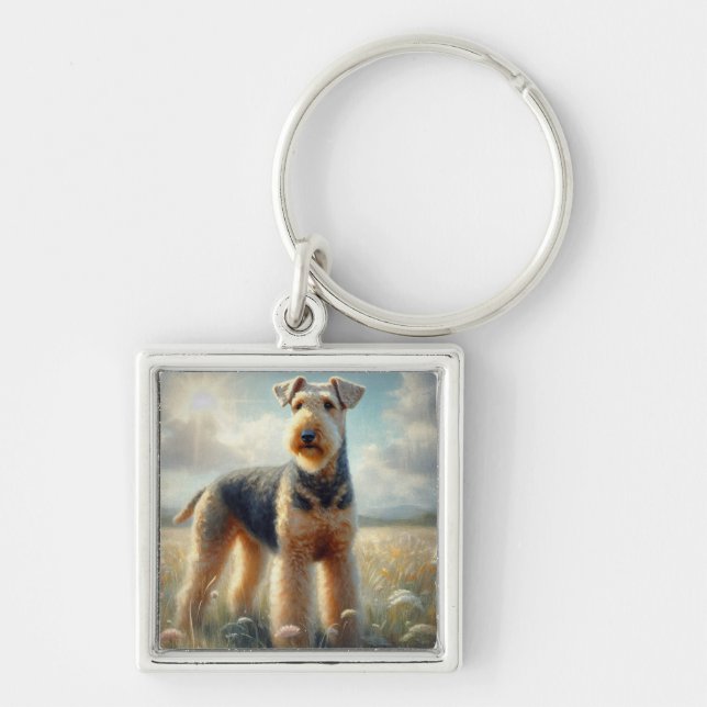 Chaveiro Airedale Terrier (Frente)