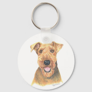Chaveiro Airedale Terrier Art