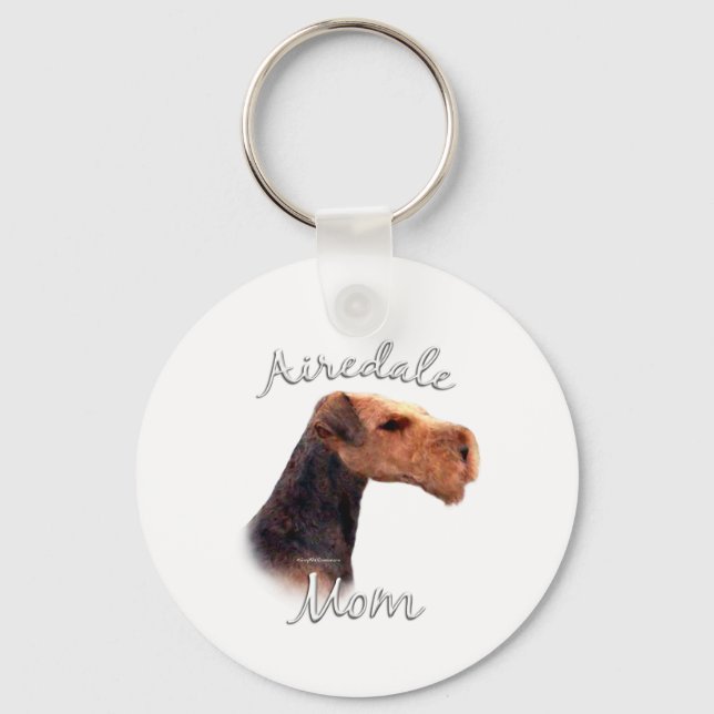 Chaveiro Airedale Terrier Mãe 2 (Frente)