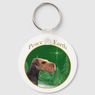 Chaveiro Airedale Terrier Peace