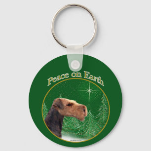 Chaveiro Airedale Terrier Peace
