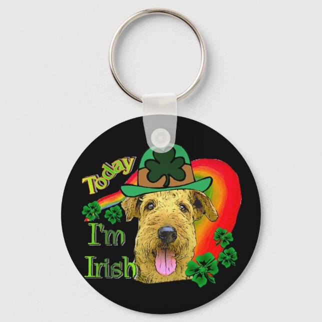 Chaveiro Airedale Terrier St Patricks (Frente)