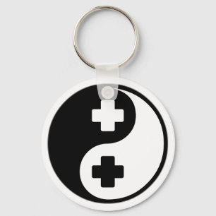 Chaveiro Ajuda médica de Yin Yang