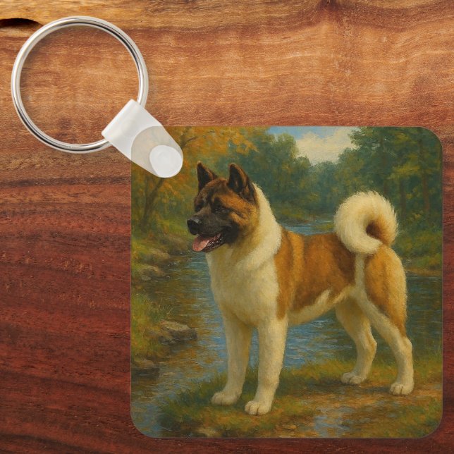 Chaveiro Akita (Frente)