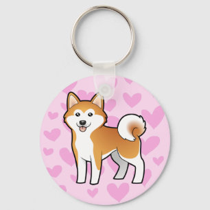 Chaveiro Akita Inu/amor de Shiba Inu