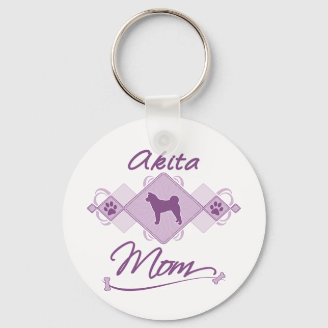 Chaveiro Akita Mãe (Frente)