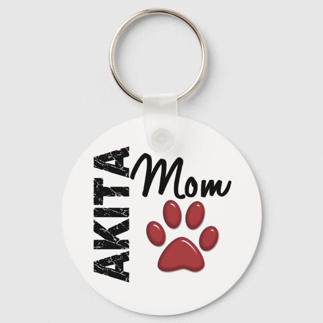 Chaveiro Akita Mãe 2 (Frente)