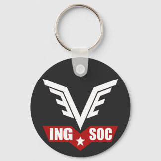 Chaveiro Ala Chave do Logotipo do Partido INGSOC de 1984