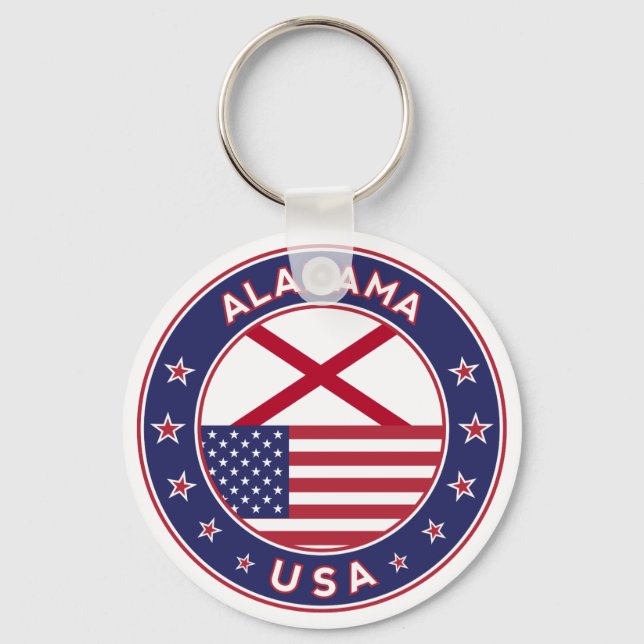 Chaveiro Alabama, Estados Unidos, Alabama (Frente)