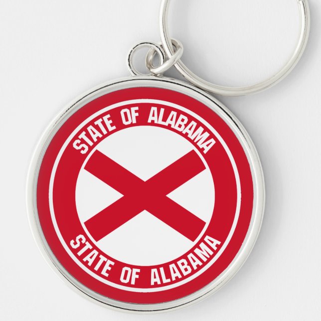 Chaveiro Alabama Round Emblem (Frente)