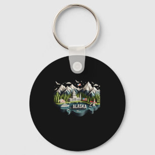 Chaveiro Alaska State In Usa Sticker