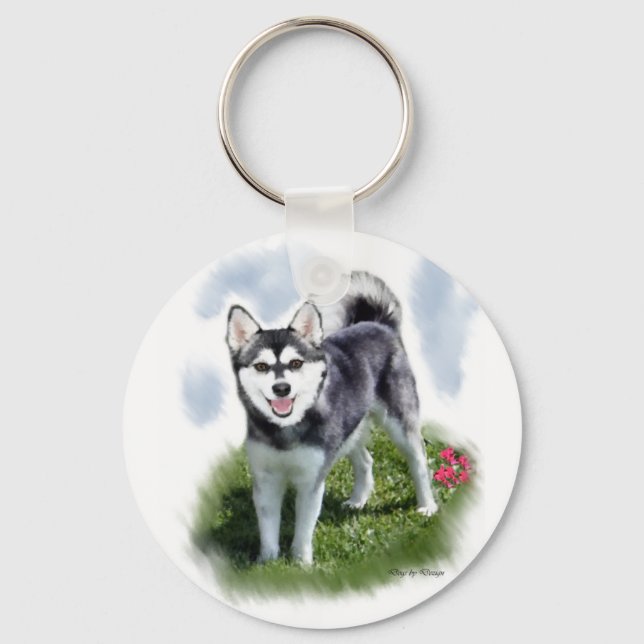 Chaveiro Alaskan Klee Kai Art (Frente)