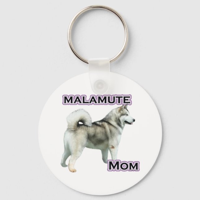 Chaveiro Alaskan Malamute Mãe 4 (Frente)