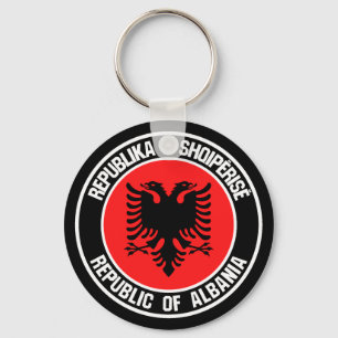 Chaveiro Albânia Round Emblem