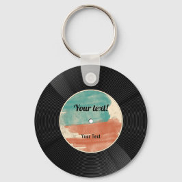 Chaveiro Álbum de Música Retro Vinyl Record