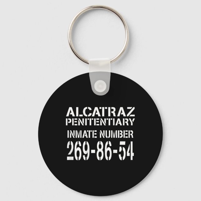 Chaveiro Alcatraz Prisão Engraçado Prisioneiro Costume Hall (Frente)