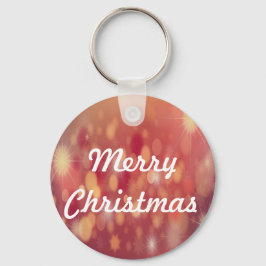 Chaveiro alegre pano de fundo vermelho de natal