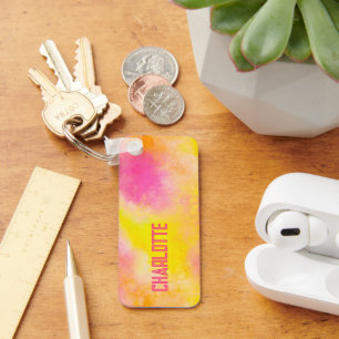 Chaveiro Alegria Luminosa com Gradiente Colorido Menino + N