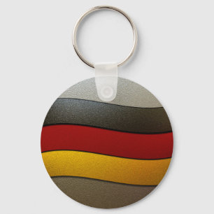 Chaveiro Alemanha Flag Colors-Chrome por Shirley Taylor