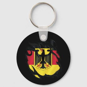 Chaveiro Alemanha Ripped Flag