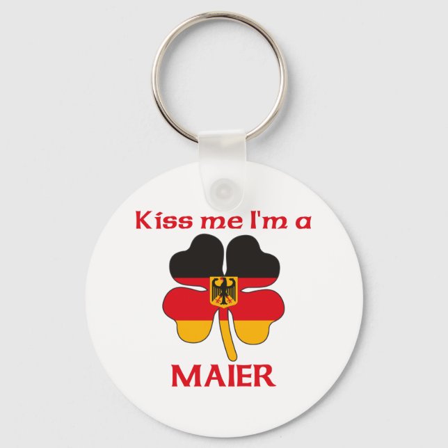 Chaveiro Alemão Personalizado Beija-me Sou Maier (Frente)