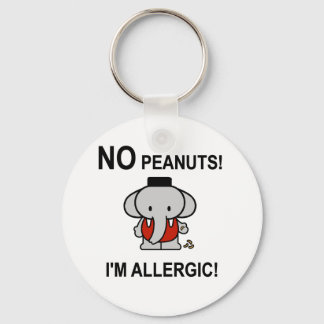 Chaveiro Alergia a amendoins