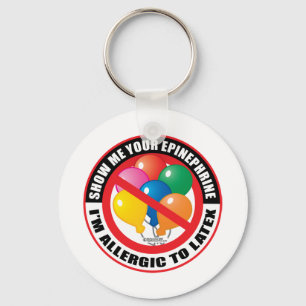 Chaveiro Alergia ao látex