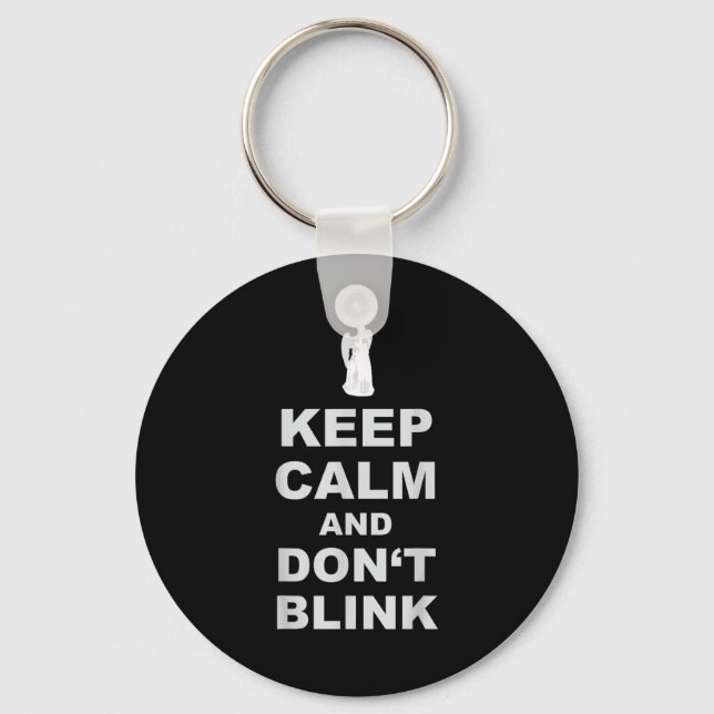 Chaveiro Alert - Weeng Angel - Keep Calm And Dont Blink 2  (Frente)