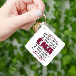 Chaveiro Alerta de CNA personalizado MD/LPN/EMT/PA/RN/RT/NP