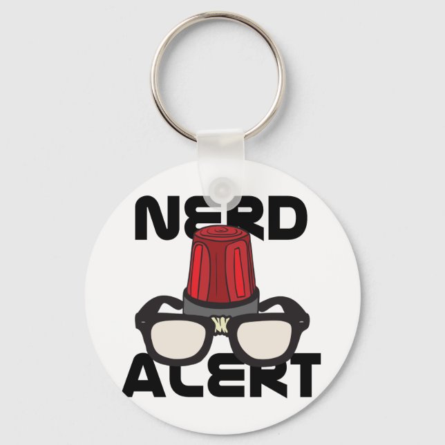 Chaveiro Alerta de nerd! (Frente)