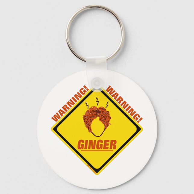 Chaveiro Alerta Ginger! (Frente)