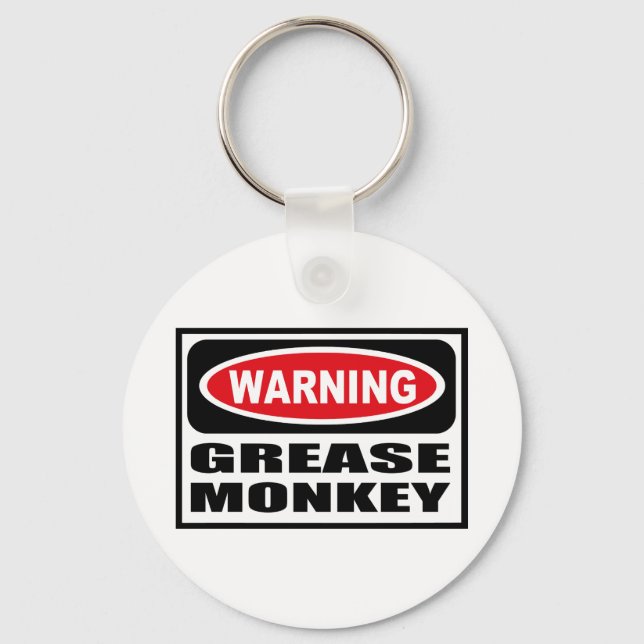 Chaveiro Alerta GREASE MONKEY Key Chain (Frente)