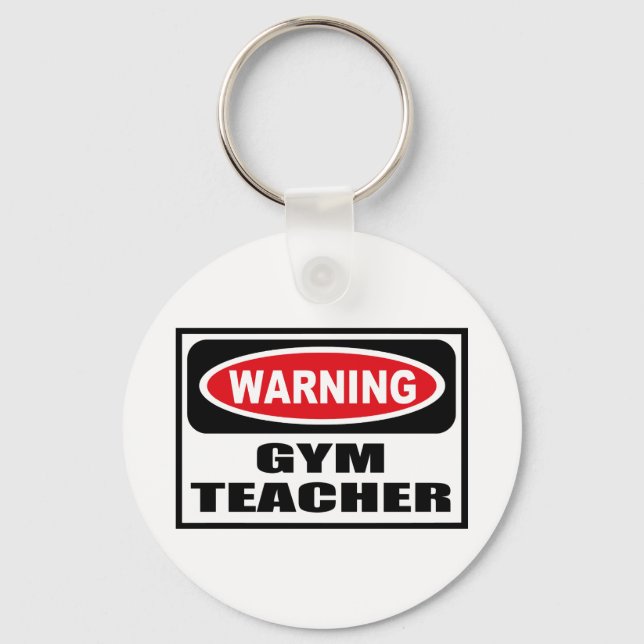 Chaveiro Alertar cadeia de teclas GYM TEACHER (Frente)