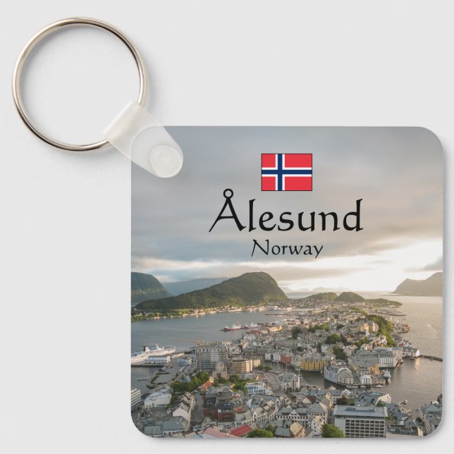 Chaveiro Alesund Noruega (Frente)