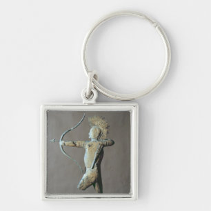 Chaveiro Aleta de tempo sob a forma de um indiano americano