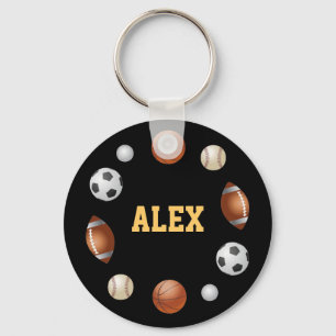 Chaveiro Alex World of Sports - Preto