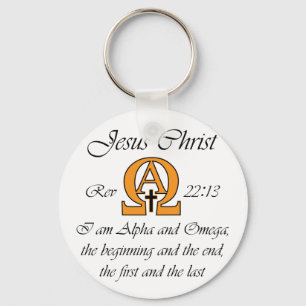Chaveiro Alfa e ômega