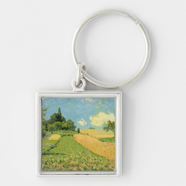 Chaveiro Alfred Sisley | o campo de milho (Frente)