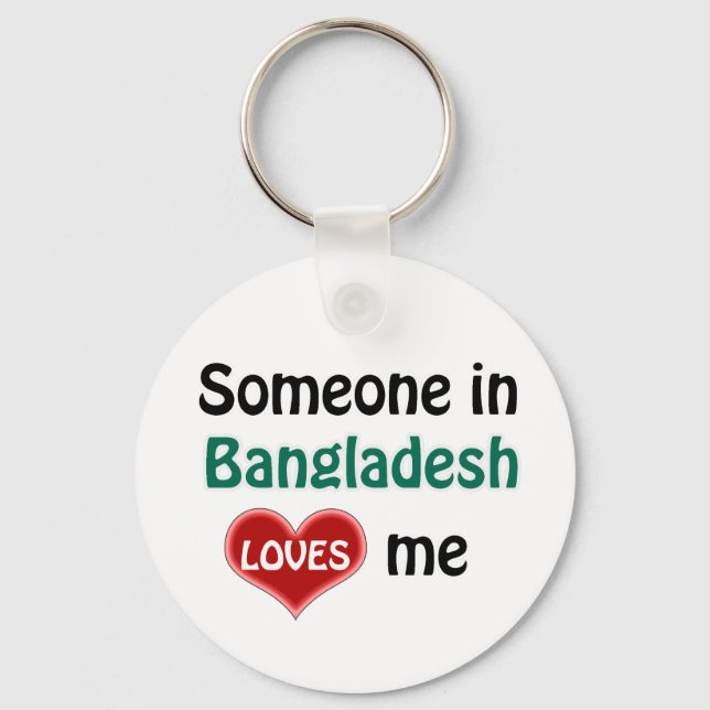Chaveiro Alguém em Bangladesh me ama (Frente)