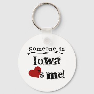 Chaveiro Alguém em Iowa ama-me