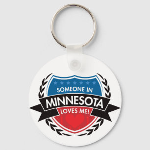 Chaveiro Alguém Em Minnesota Me Ama