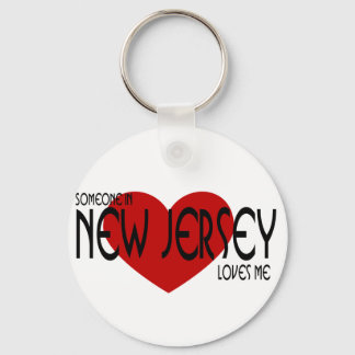 Chaveiro Alguém em Nova Jersey me ama