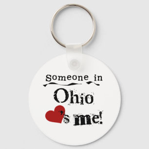 Chaveiro Alguém em Ohio ama-me
