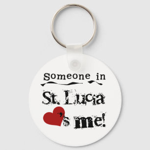Chaveiro Alguém em St Lucia ama-me